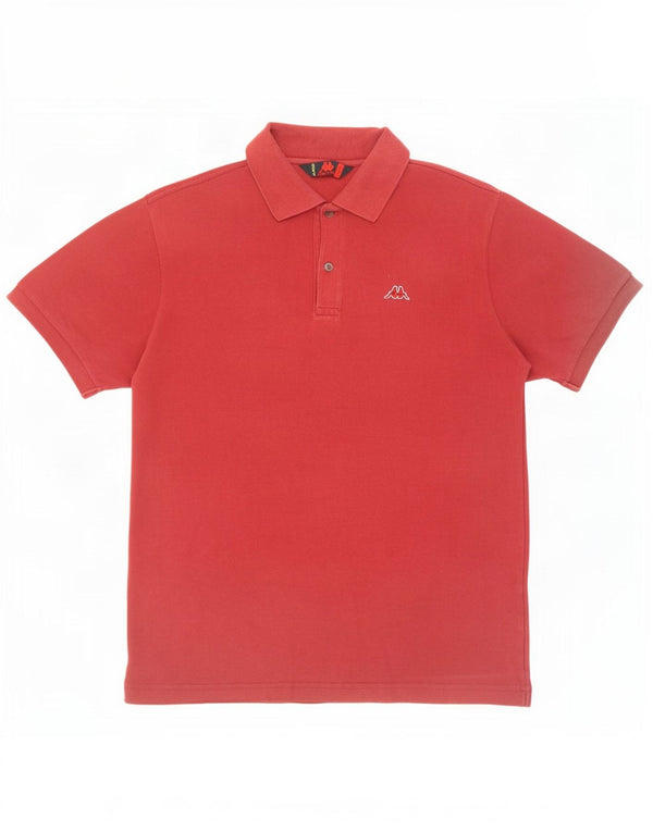 Kappa Polo Homme Grand Rouge Coton