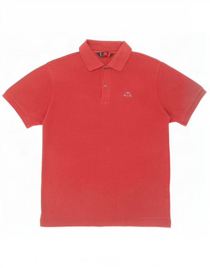 Kappa Polo Homme Grand Rouge Coton