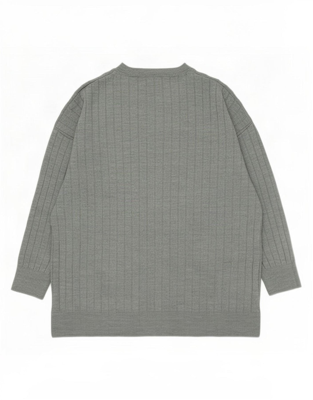 Zara Pull Col Rond Homme Vert Moyen Acrylique