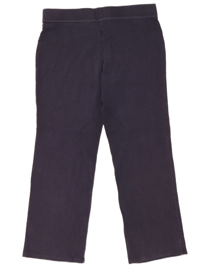 Marks & Spencer Leggings Femme UK 16 Large Bleu Marine Coton