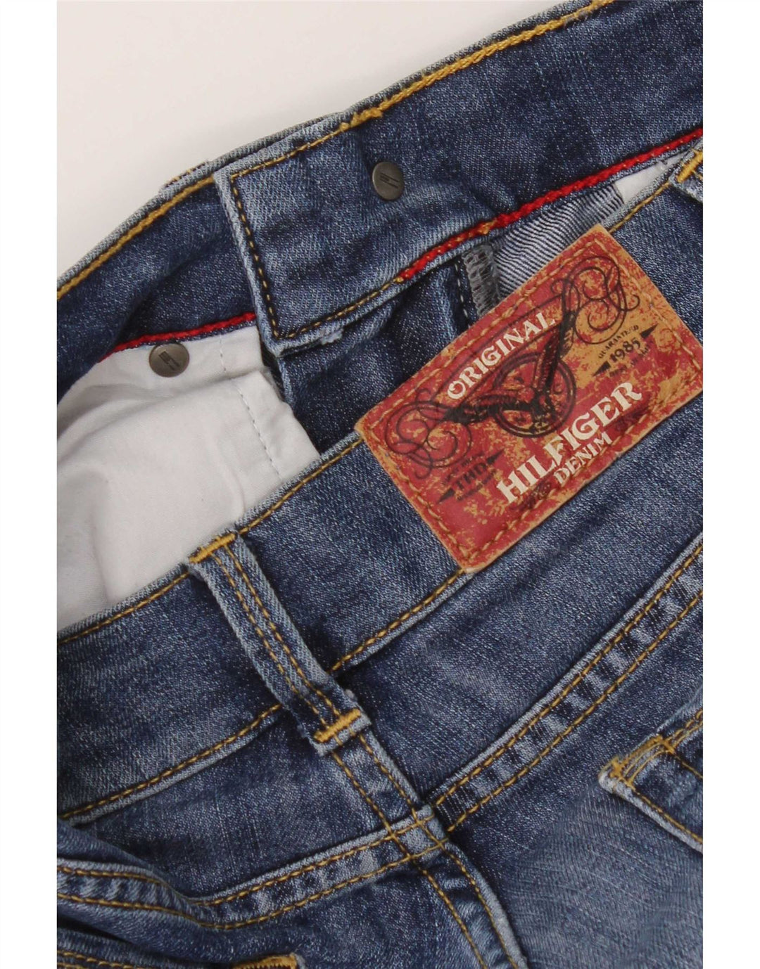 Tommy Hilfiger Jean droit femme W26 L30 bleu