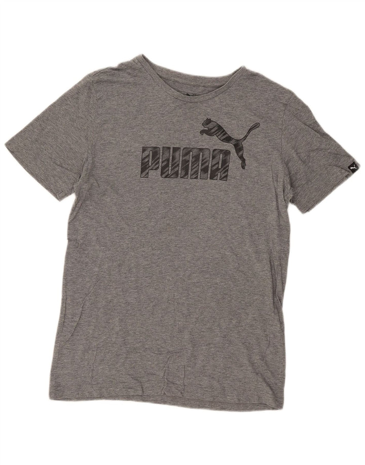 Puma T-Shirt Graphique Homme Petit Gris