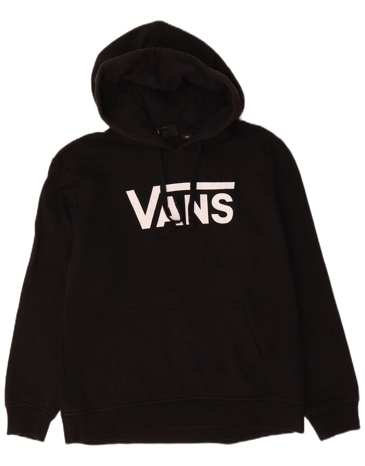 Vans Pull à capuche graphique en coton noir moyen pour homme