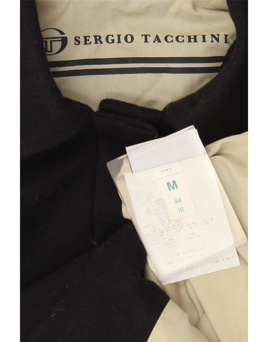 Sergio Tacchini Pardessus Femme IT 44 Bleu Marine Moyen