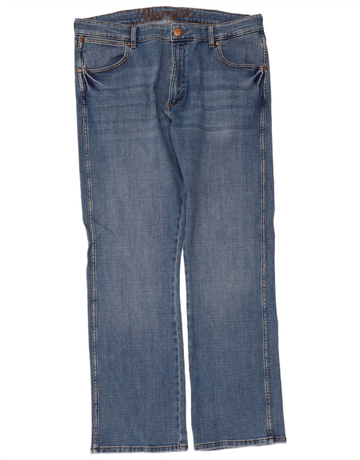 Wrangler Jean Droit Texas Homme W38 L32 Bleu