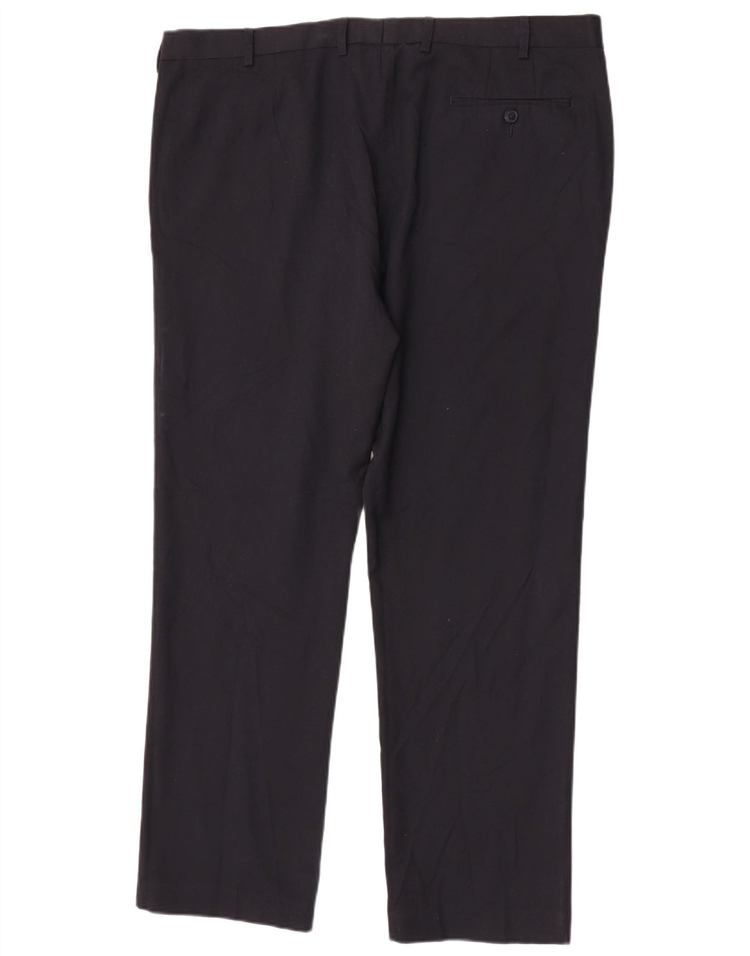 Marks & Spencer Pantalon de costume coupe classique pour homme W42 L31 Bleu marine Polyester