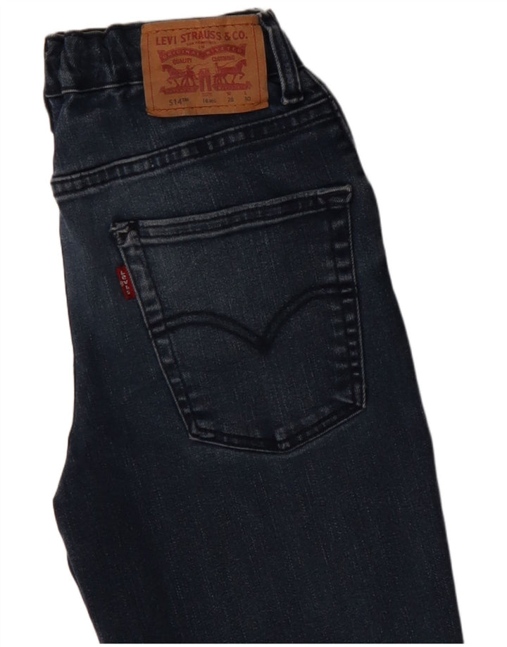 Levi's Garçon 514 Jean Droit 15-16 ans W28 L30 Bleu Marine Coton