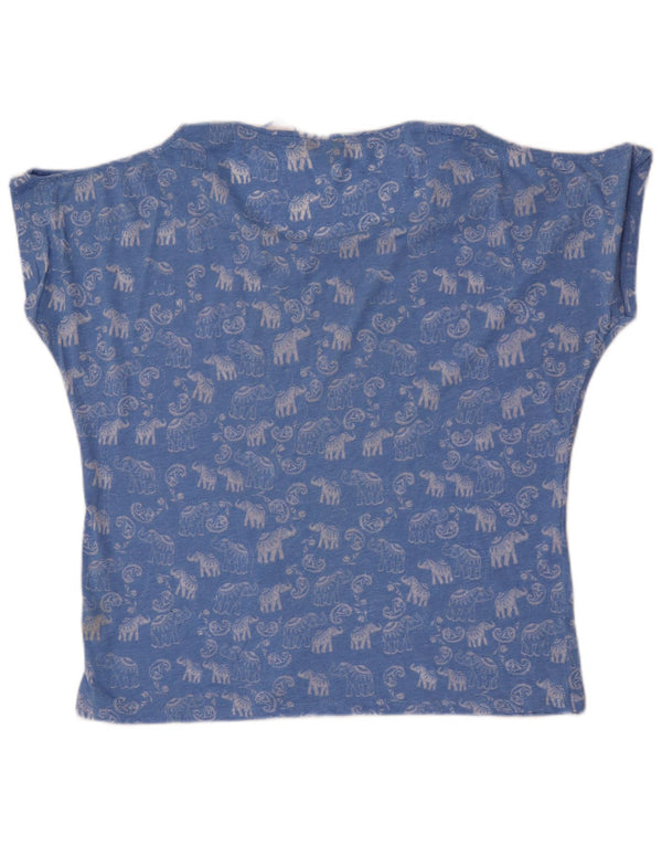 M&Co Chemisier graphique à épaules dénudées pour femme UK 16 Grand Bleu Floral