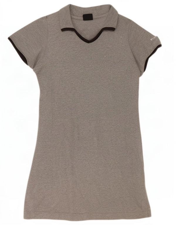 Champion Robe Polo Femme UK 12 Coton Gris Moyen