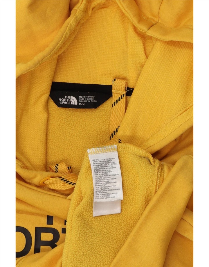 The North Face Pull à capuche graphique pour homme Jaune moyen Polyester
