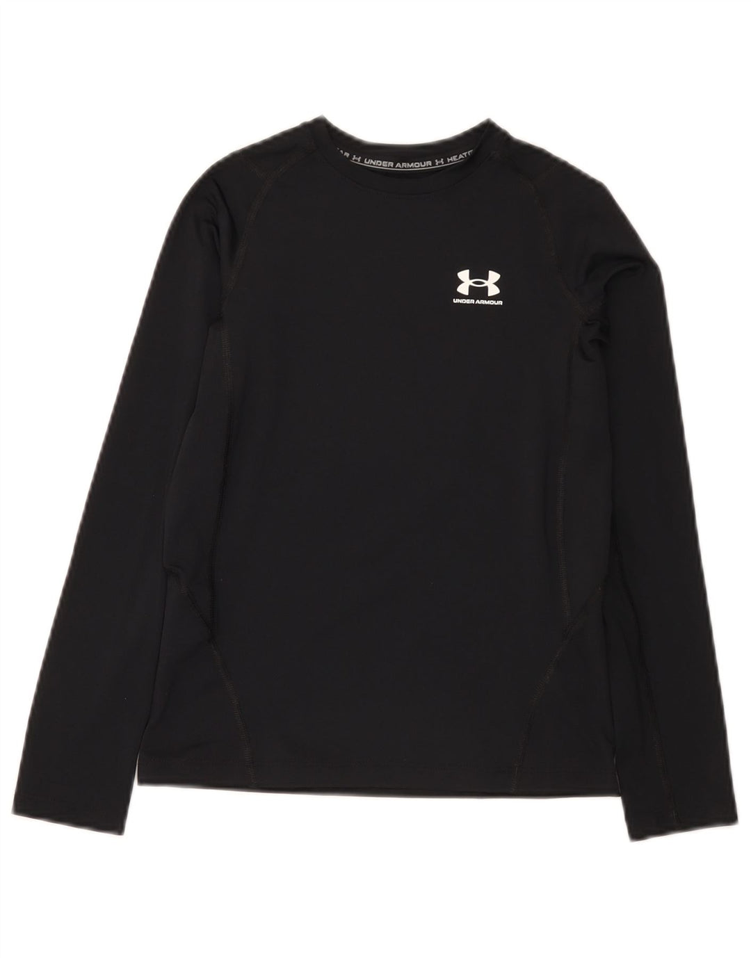 Under Armour Heat Gear Haut à manches longues pour garçon 9-10 ans Noir moyen