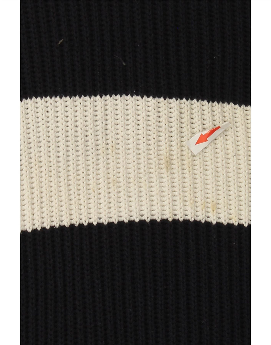French Connection Pull Col Roulé Homme Bleu Marine Rayé Moyen