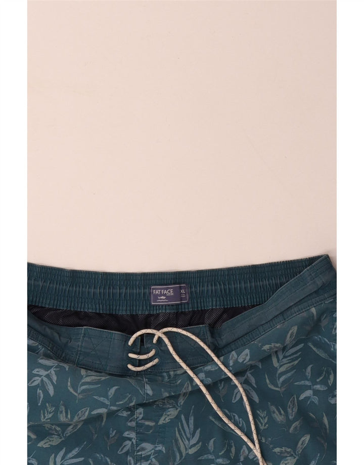 FAT FACE Short de Bain Homme XL Bleu Floral Polyester