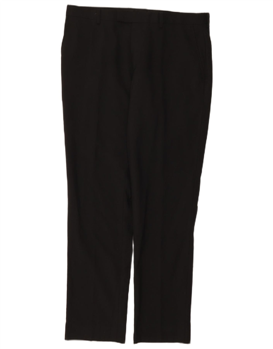 Dkny Pantalon décontracté régulier pour homme W34 L31 Laine noire