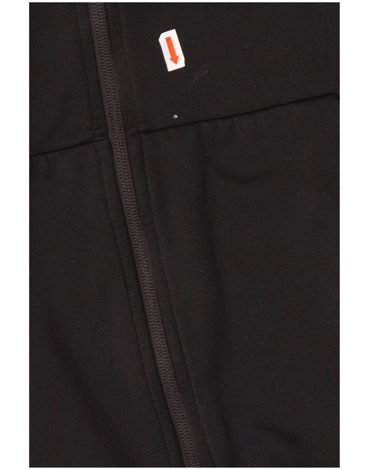 NIKE Pull à capuche zippé Dri Fit pour homme en polyester noir moyen