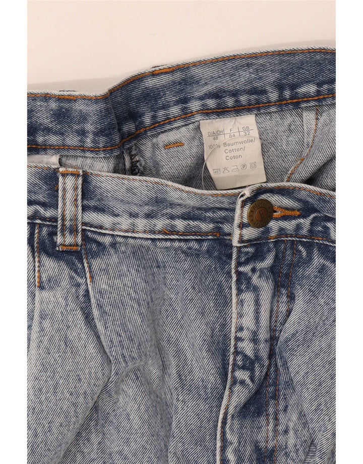 Explorer Short en jean chevillé W32 pour femme en coton bleu moyen