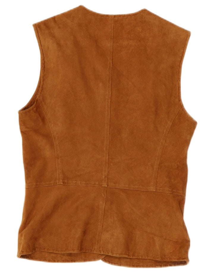 Conbipel Gilet Femme En Daim IT 42 Cuir Marron Moyen