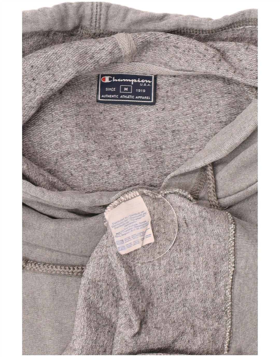 Vagabond Pull à capuche homme gris moyen coton