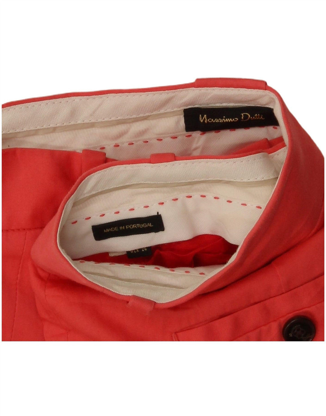 Massimo Dutti Pantalon Chino Slim Homme W26 L29 Rose