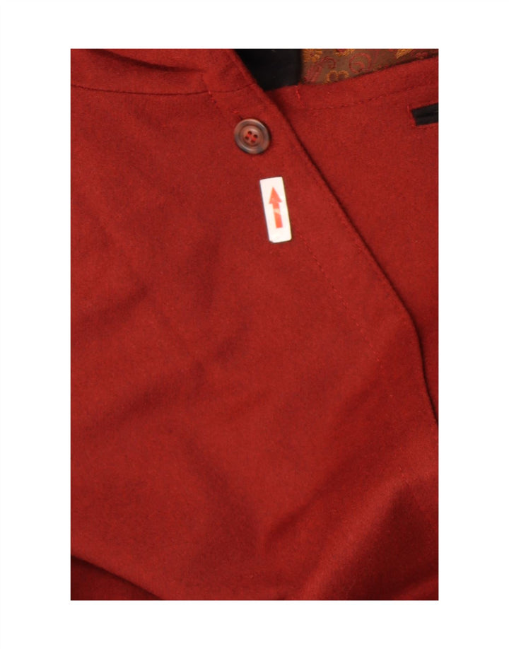 Loden Frey Manteau à capuche pour femme EU 40 Laine rouge moyen