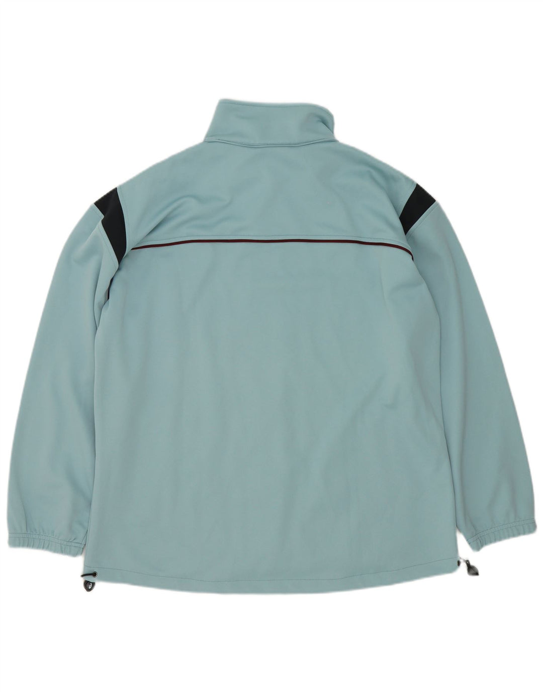 Asics Veste de survêtement pour homme 2XL Bleu Colorblock Polyester