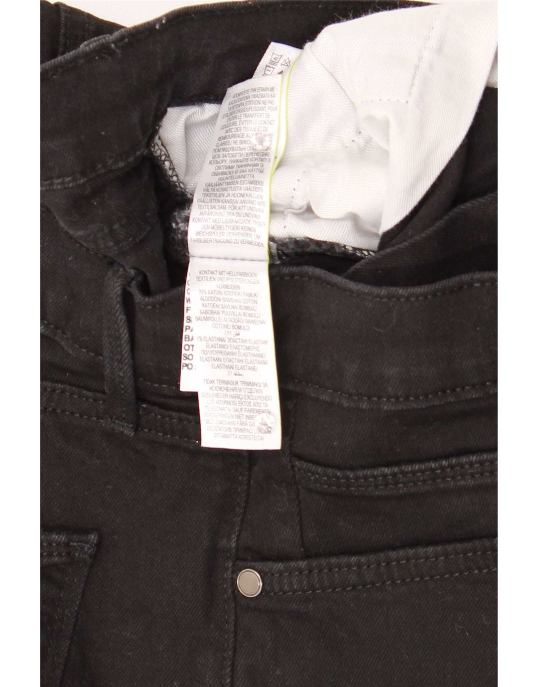 Marks & Spencer Jean Slim Homme W34 L29 Coton Noir