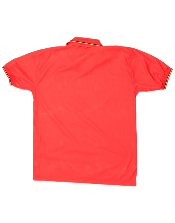 Diadora Chemise à manches courtes pour homme Belgique 1992-1994 Domicile XL Rouge Sports