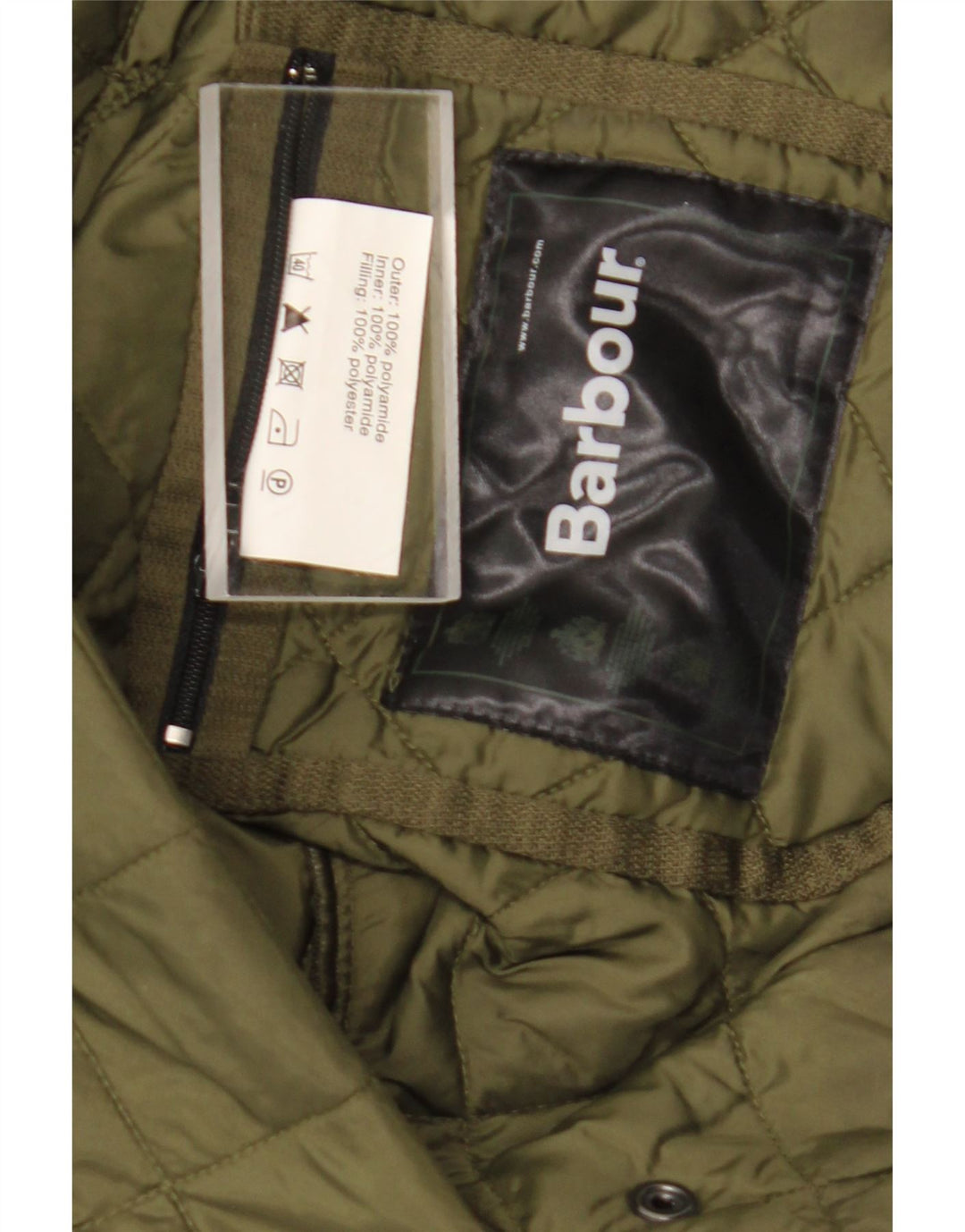 Barbour Veste matelassée pour homme UK 42 XL Vert Polyester