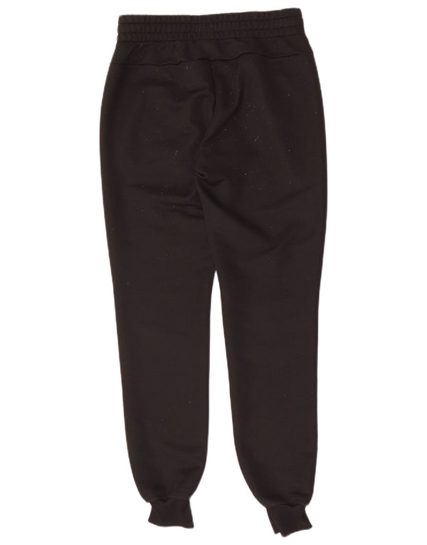 Adidas Pantalon de survêtement pour femme Joggers UK 4/6 XS Noir Polyester