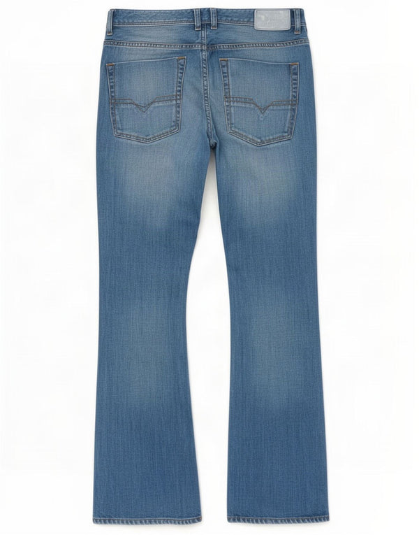Diesel Jean Bootcut Zatiny Regular Fit Homme W33 L30 Bleu Coton