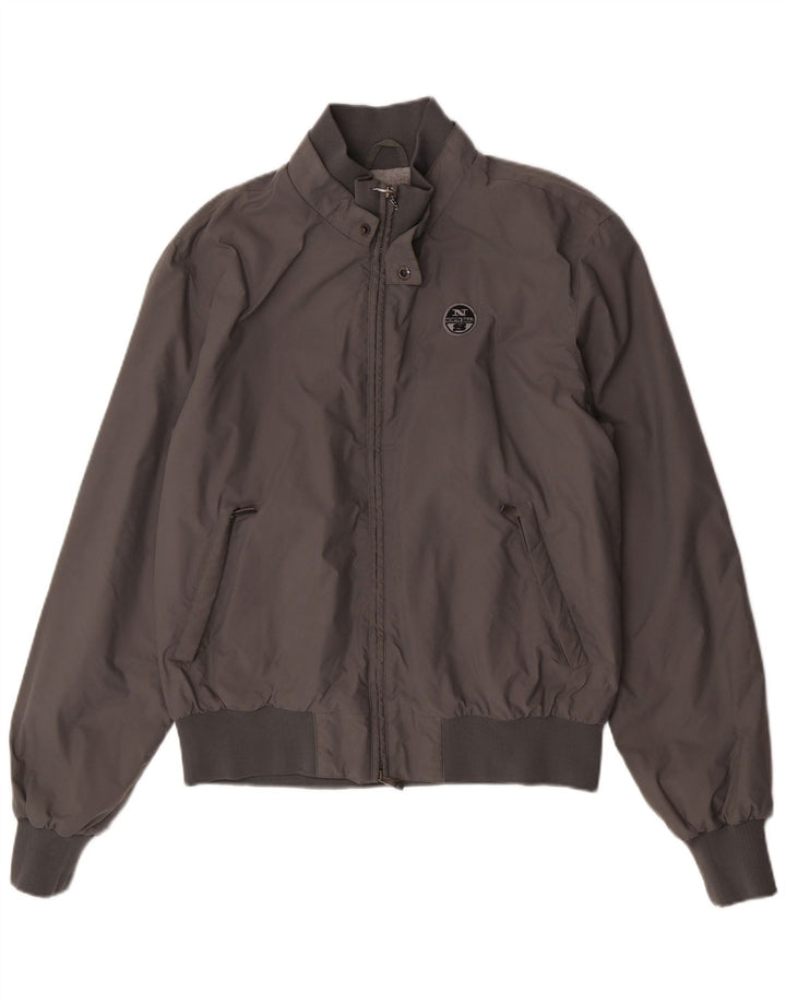 North Sails Veste Bomber Homme UK 44 2XL Gris Polyamide