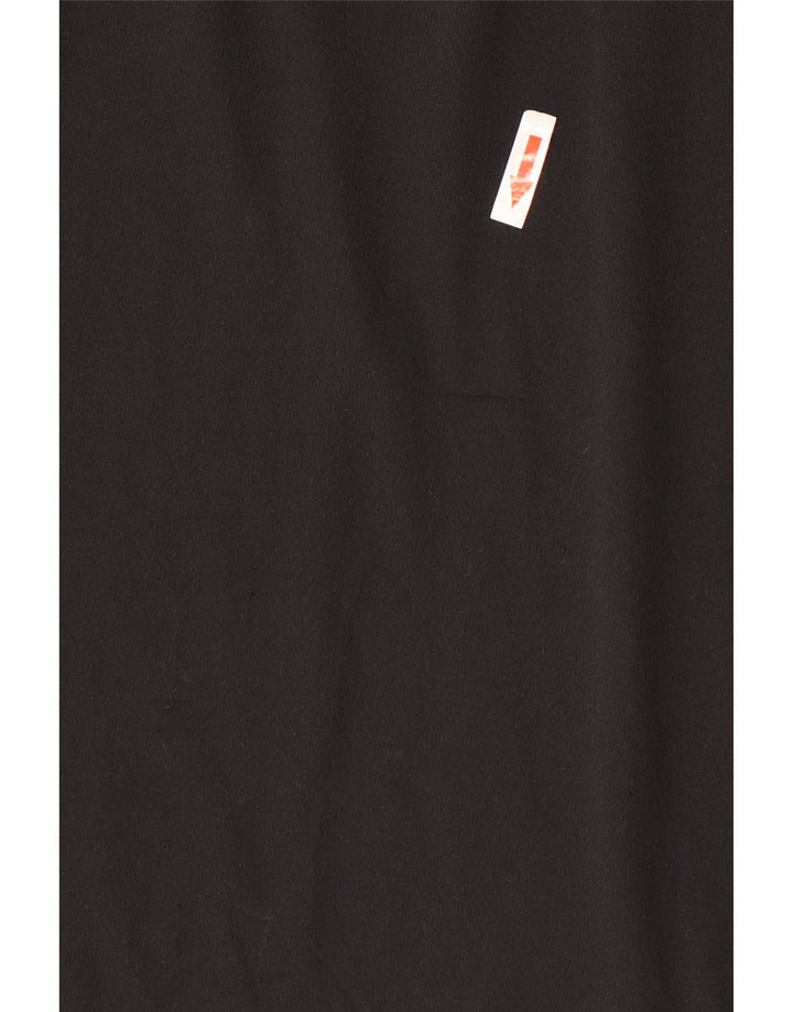 Adidas Climalite T-Shirt Top UK 14 Medium Noir Polyester