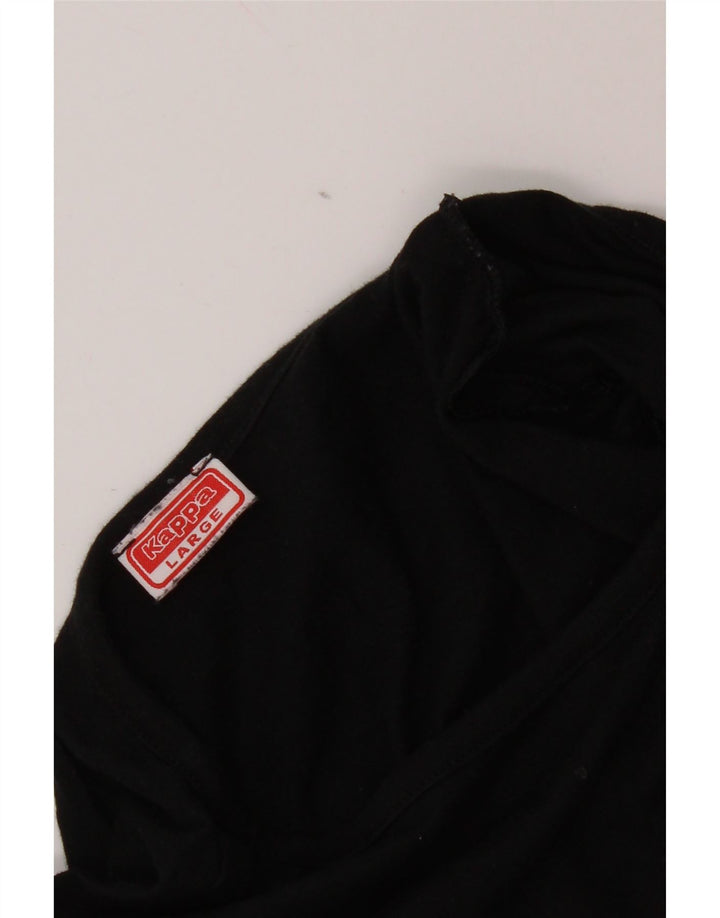 Kappa T-Shirt Graphique Homme Grand Noir