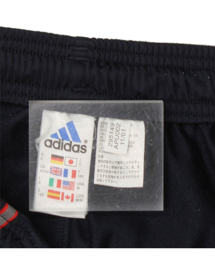 ADIDAS Mens Tracksuit Trousers Medium Navy Blue Polyester Vintage Adidas and Second-Hand Adidas from Messina Hembry 