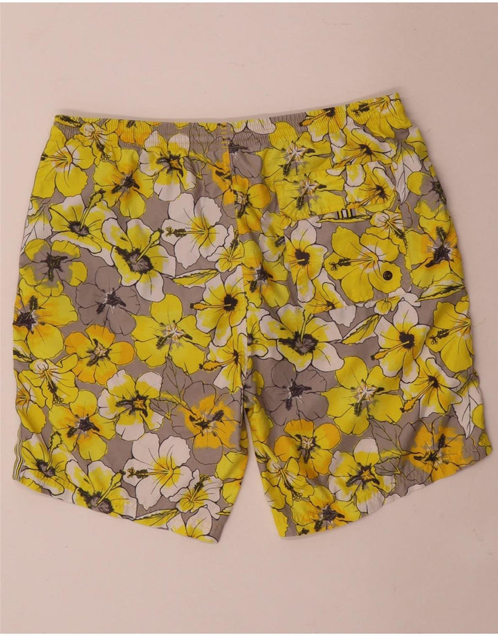 HUGO BOSS Short de bain moyen à fleurs multicolores