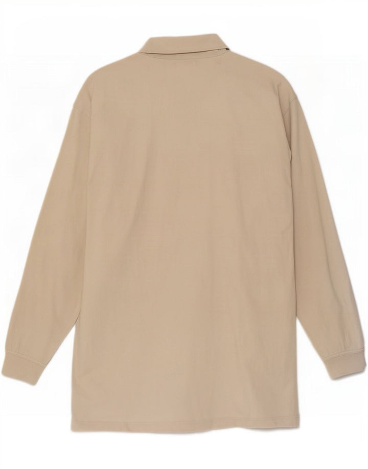 Adidas Haut à manches longues pour homme UK 38/40 Coton beige moyen