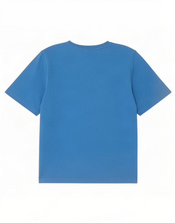Adidas T-shirt graphique pour homme en coton bleu grand