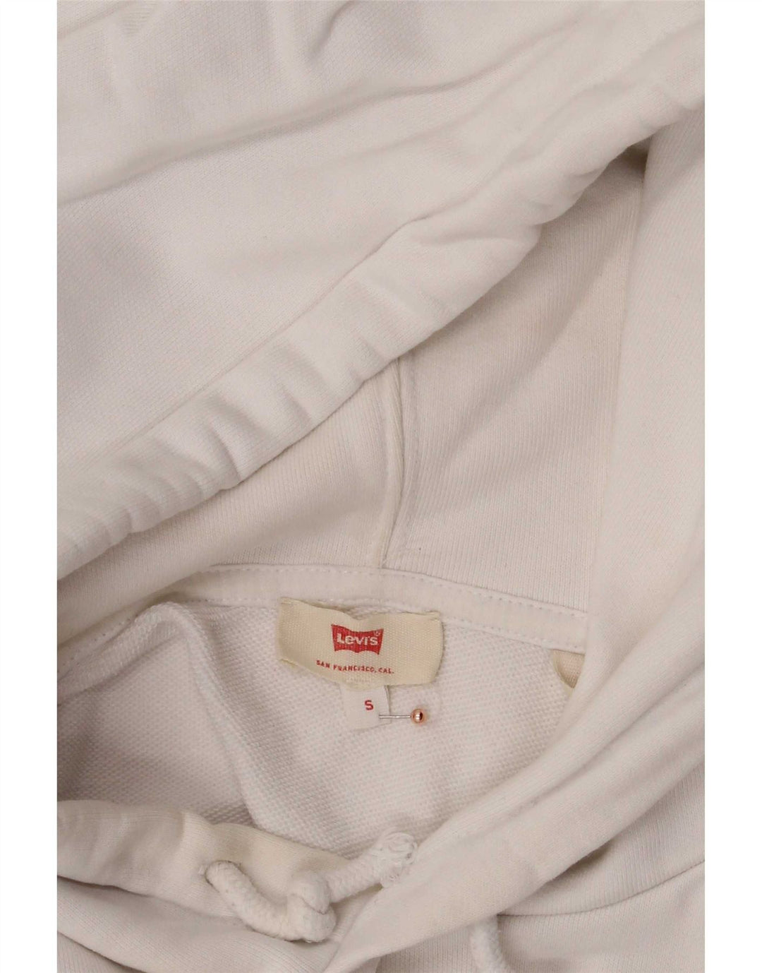 Levi's Pull à Capuche Graphic Homme Petit Blanc Coton