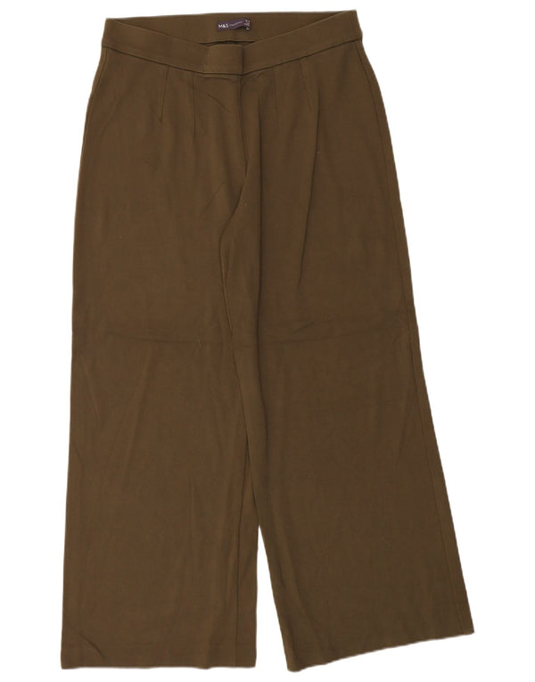 Marks & Spencer Pantalon de survêtement large pour femme UK 16 Large Kaki
