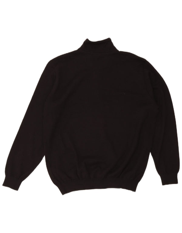 Paul & Shark Pull Col Zippé Homme XL Noir Laine Vierge