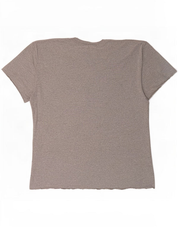 Vans T-Shirt graphique coupe classique pour hommes, haut 2XL, coton moucheté gris