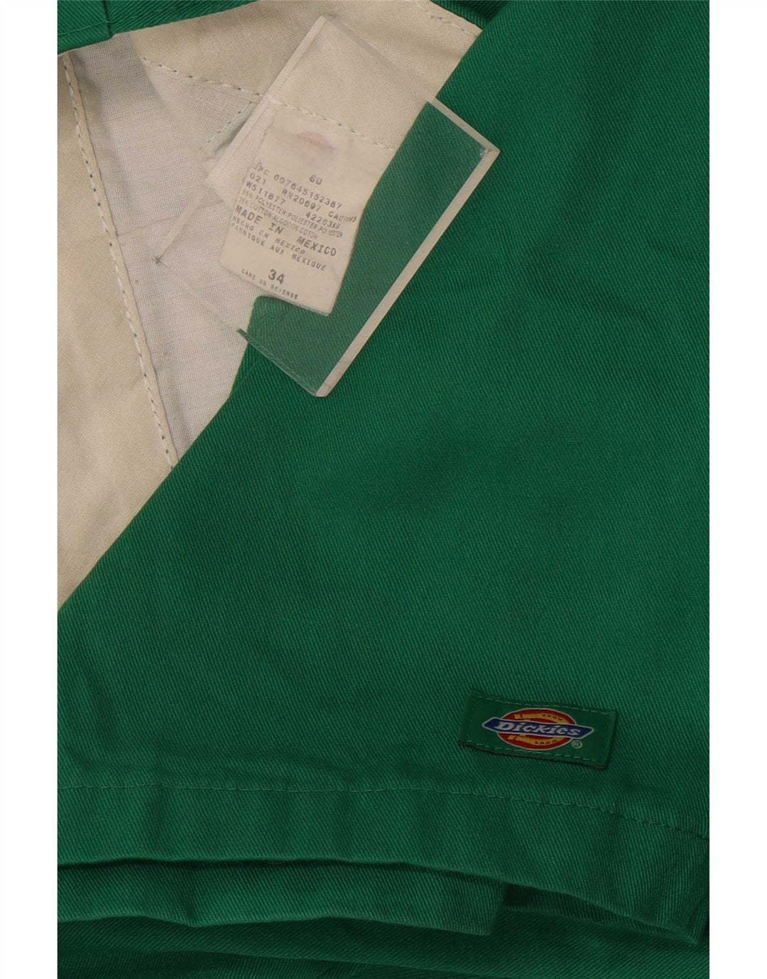 Dickies Bermuda Homme W34 Large Vert Polyester