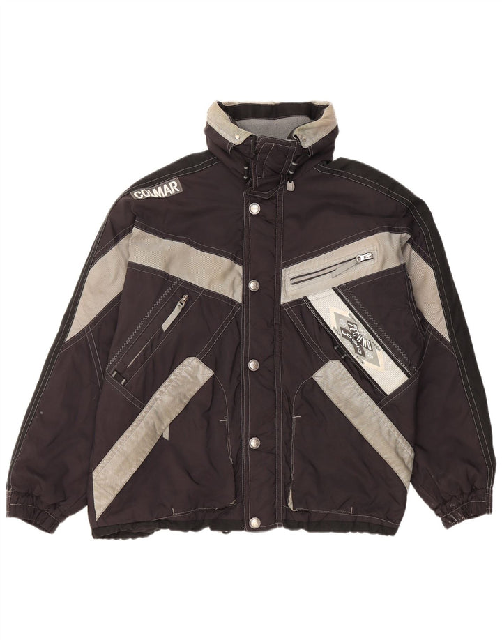 Colmar Veste de ski à capuche pour homme IT 50 Medium Black Colourblock