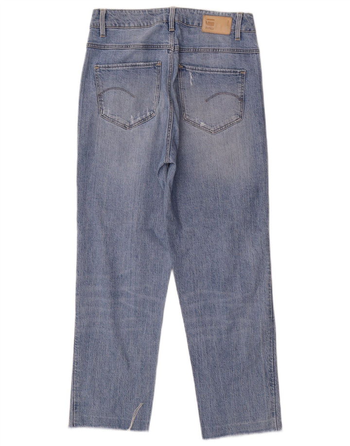 G-Star Femme Jean droit vieilli W26 L26 Bleu