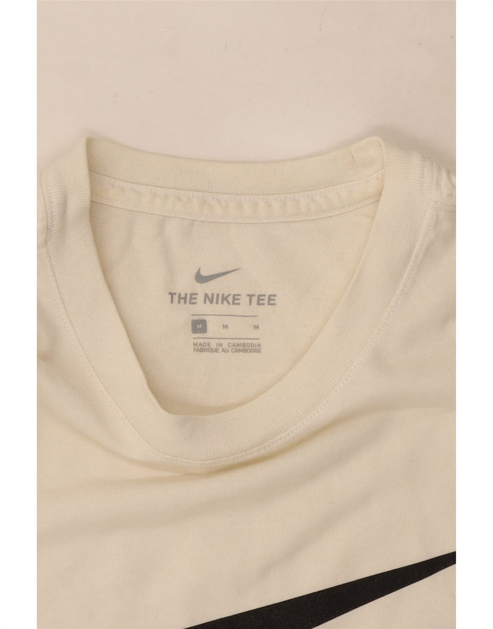 Nike T-shirt graphique pour homme en coton blanc moyen