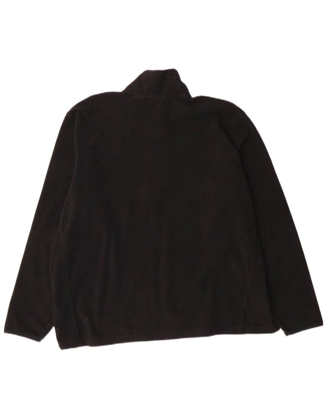 Eddie Bauer Pull polaire à col zippé pour homme 2XL Noir Polyester