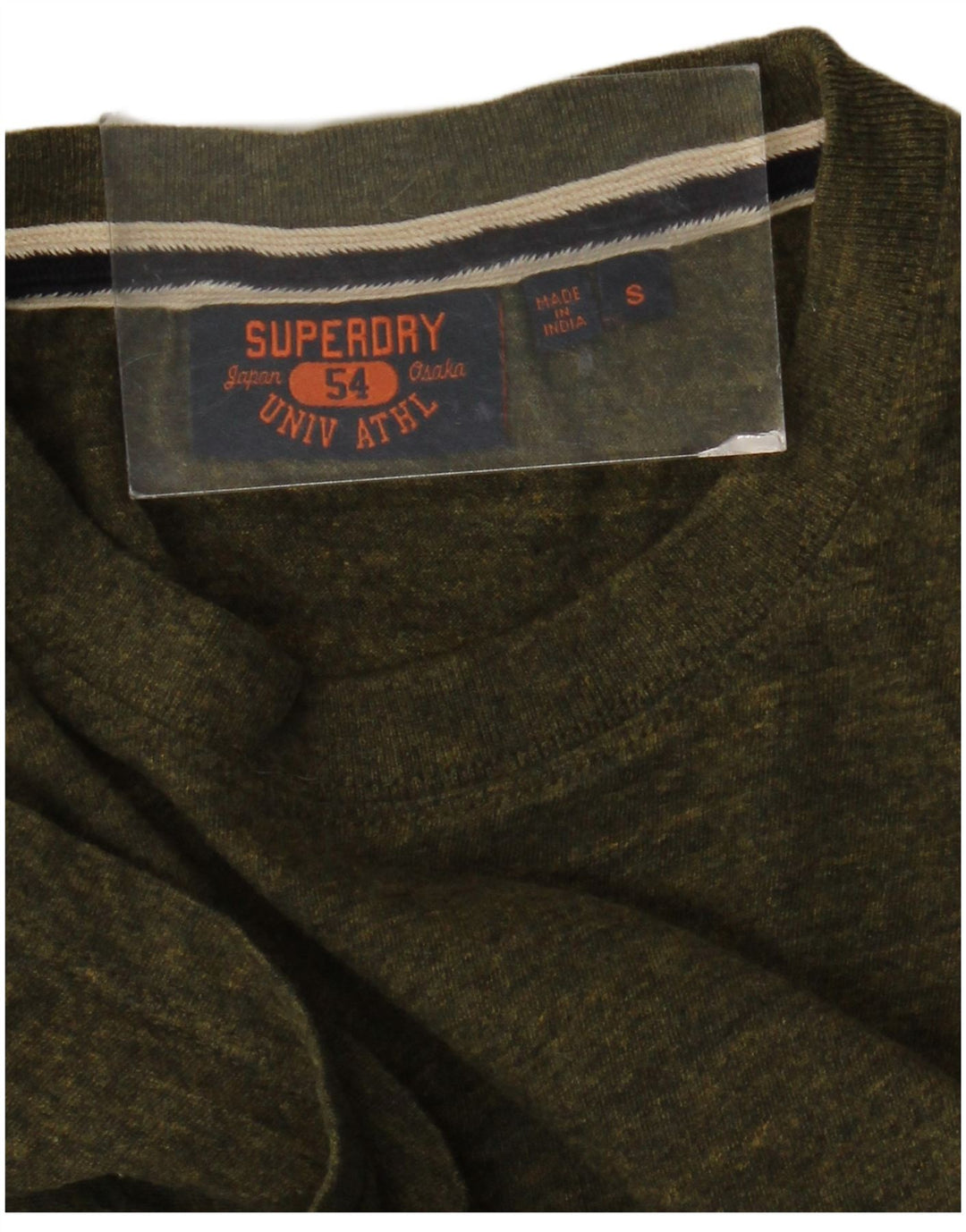Superdry T-Shirt Top Petit Kaki Moucheté Homme