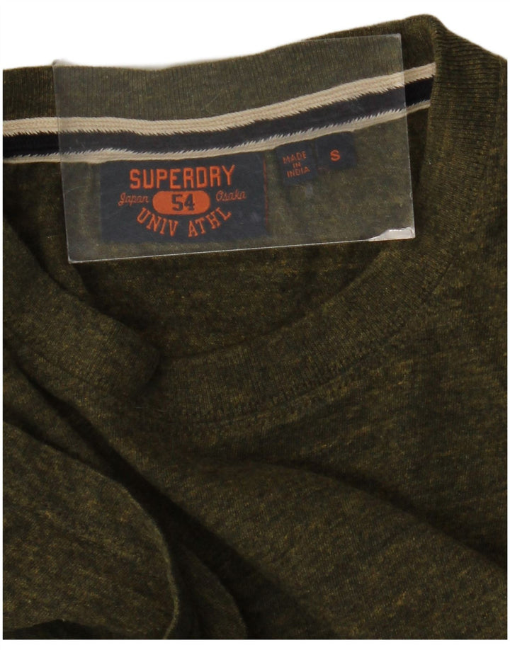 Superdry T-Shirt Top Petit Kaki Moucheté Homme