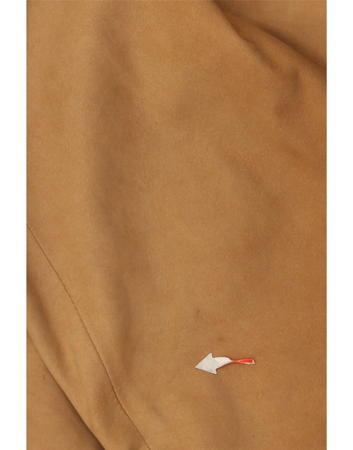 Toni Mir Veste Bomber en Daim pour Homme UK 42 XL Cuir Marron