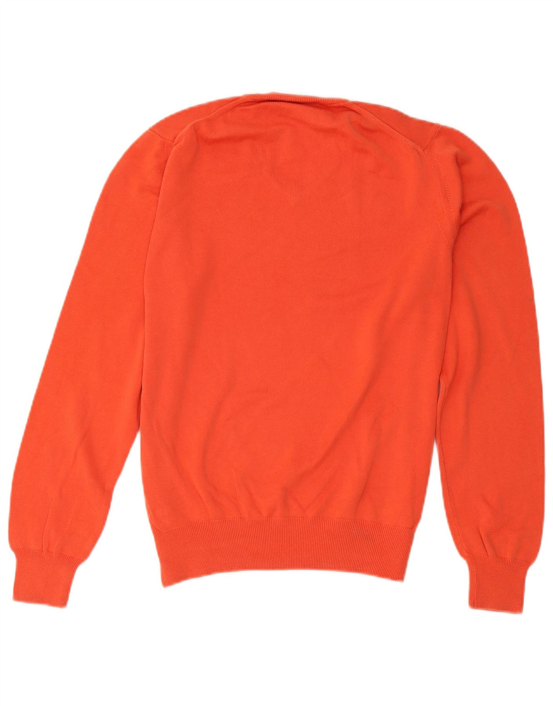 Zara Pull Col V Homme Rouge Moyen Coton